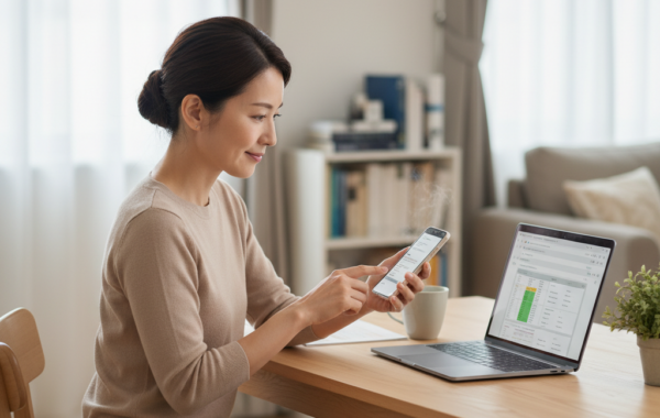主婦の私が解説！スマホで在宅メール対応、スキマ時間で月5万円稼ぐ1日の流れ🌸