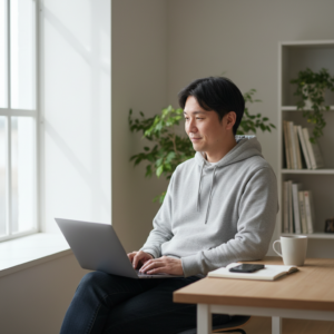 深夜稼働で月収UP！俺のメールバイト、時給＋歩合のガチ攻略法💥