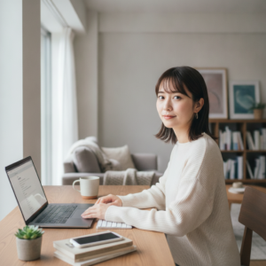 22歳女子の在宅ワーク事情！名古屋でWワーク、メール対応の1日を覗き見してって💗