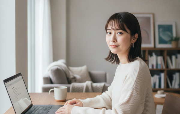 22歳女子の在宅ワーク事情！名古屋でWワーク、メール対応の1日を覗き見してって💗