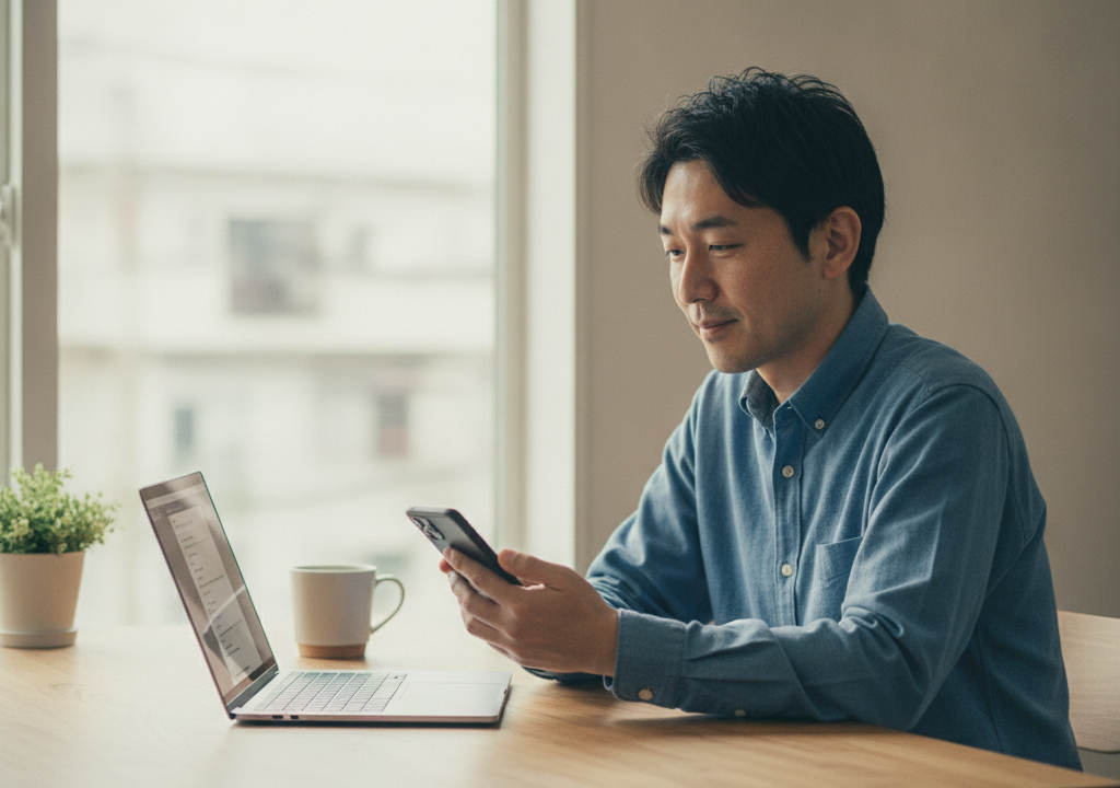スマホ一本で家族を支える！元配送ドライバー・古川康介の在宅メールバイト奮闘記 🚚