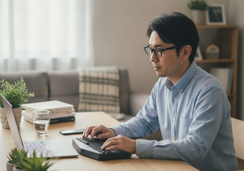 在宅PC作業の「肩こり」を戦略的に攻略する！メルオペ管理者・宮下透真の徹底対策ガイド🎮📊